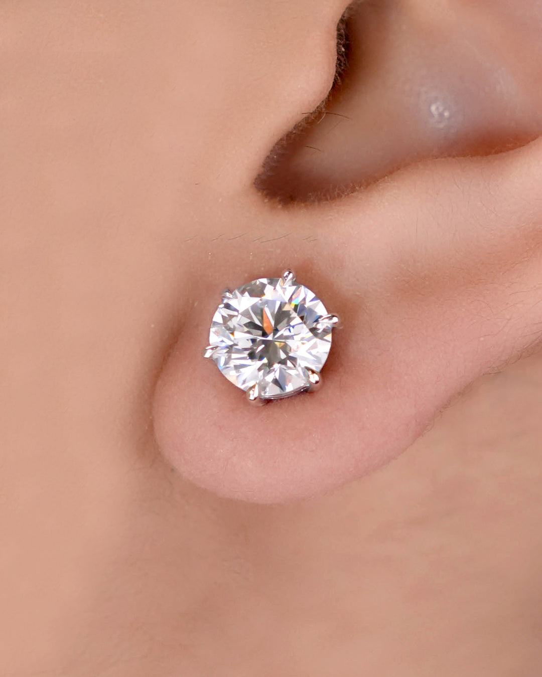 Earrings Roung Stud