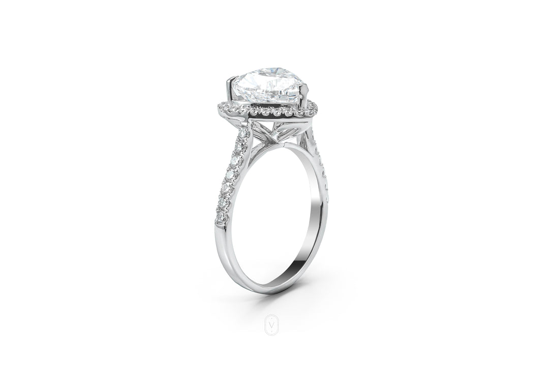 Heart Halo Ring