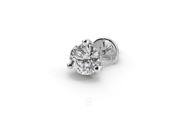 Lab Grown Diamond Earrings Round