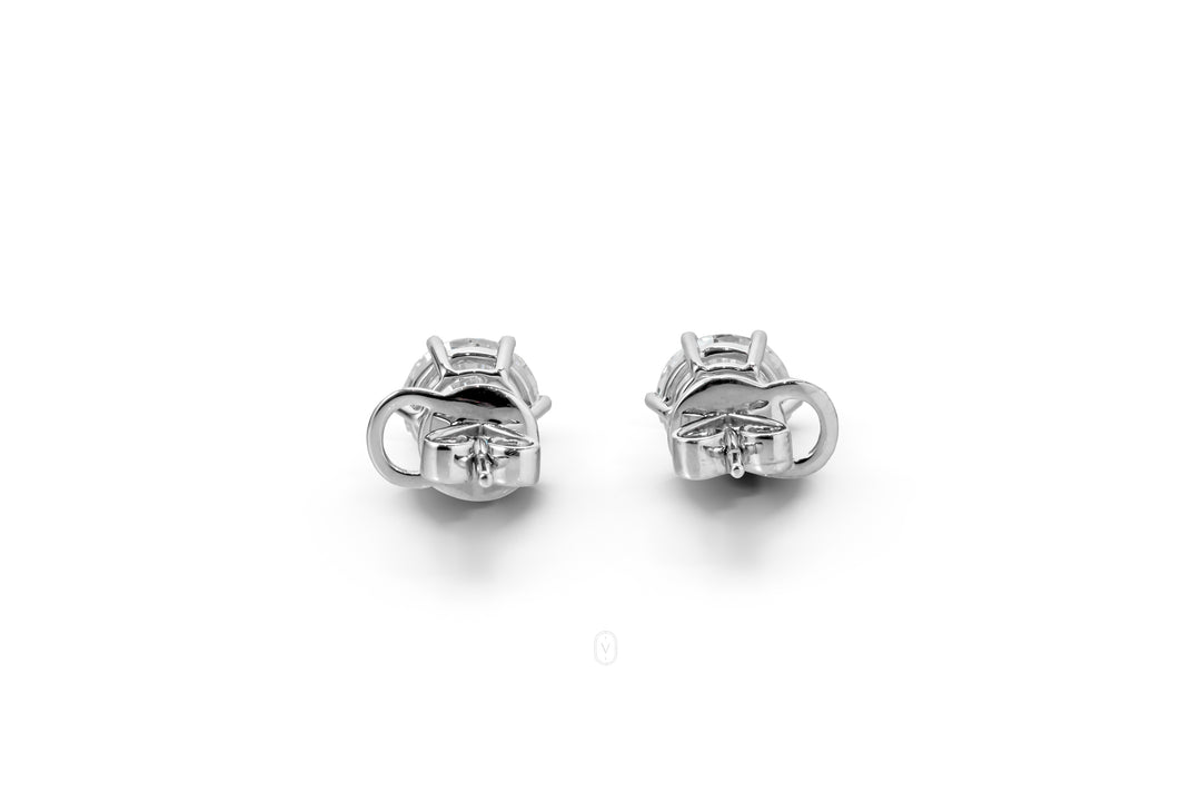 Lab Grown Diamond Earrings Round