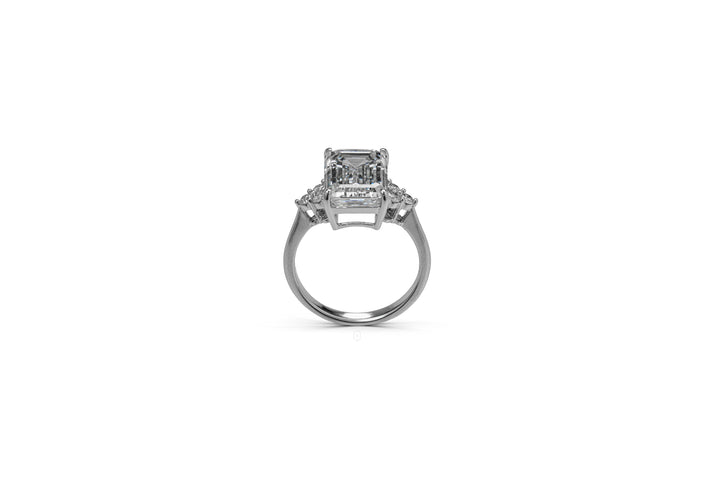 Harga Lab Grown Diamond Emerald Ring Whitegold