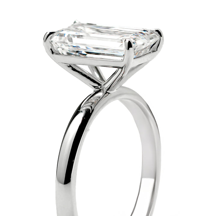 Harga Lab Grown Diamond Emerald Ring Whitegold