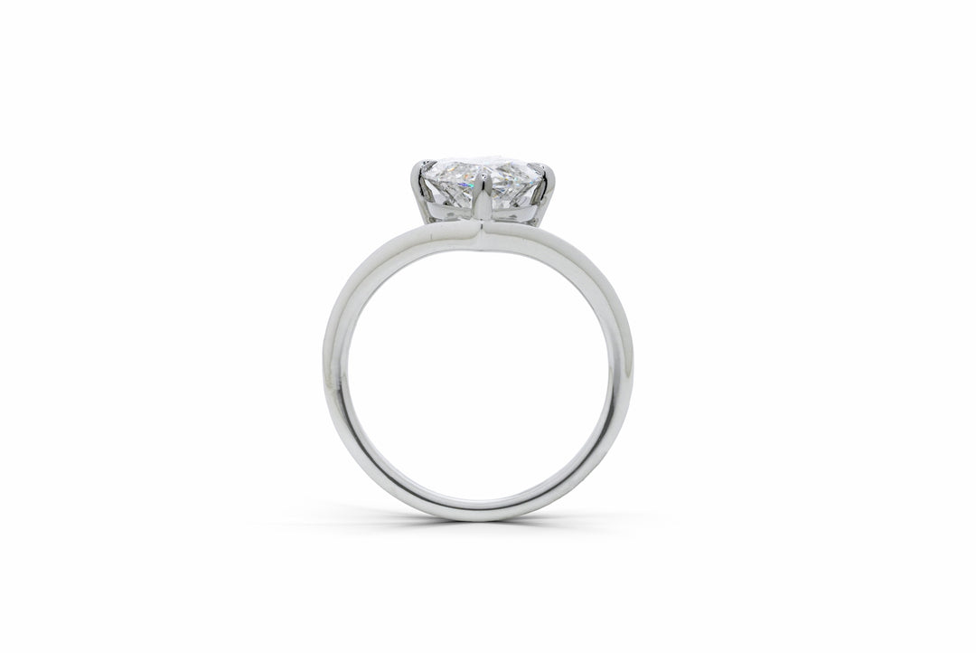 IVANA WHITEGOLD RING 3CT MARQUISE CUT LAB DIAMOND