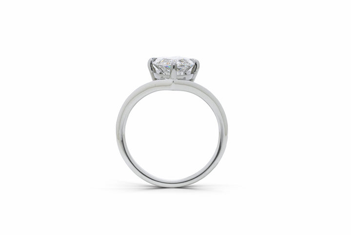 IVANA WHITEGOLD RING 3CT MARQUISE CUT LAB DIAMOND