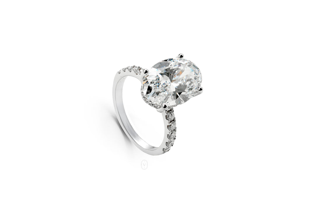 Harga Lab Grown Diamond Oval Ring