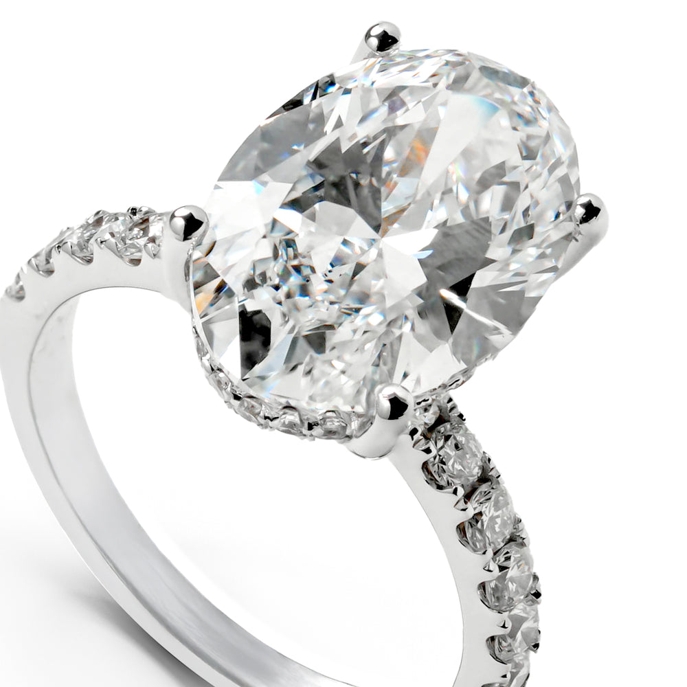Harga Lab Grown Diamond Oval Ring