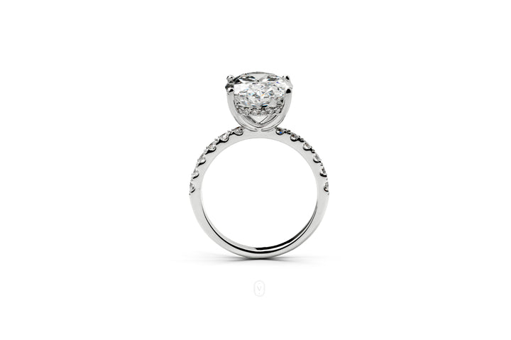 Harga Lab Grown Diamond Oval Ring
