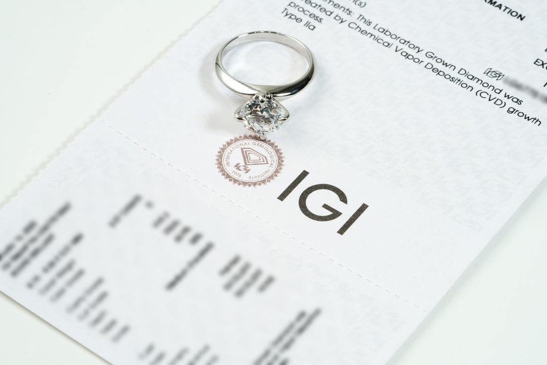 TIFFANY-STYLE WHITEGOLD RING 2CT ROUND CUT LAB DIAMOND