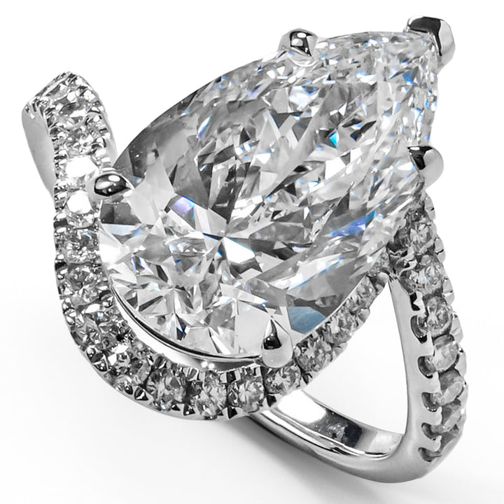 Lab Grown Diamond Ring Pear