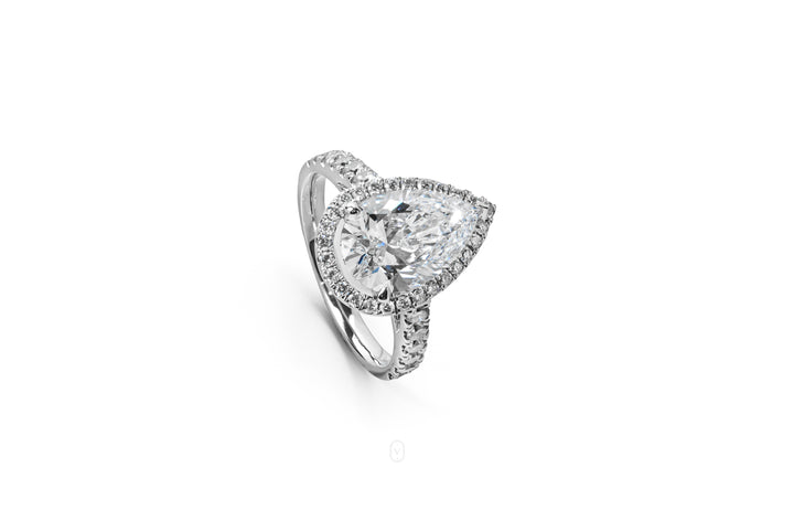 Lab Grown Diamond Ring Pear