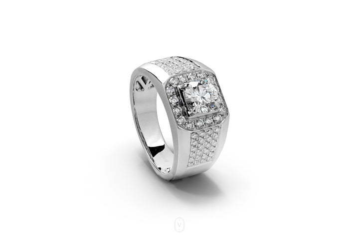 Lab Grown Diamond Ring Round