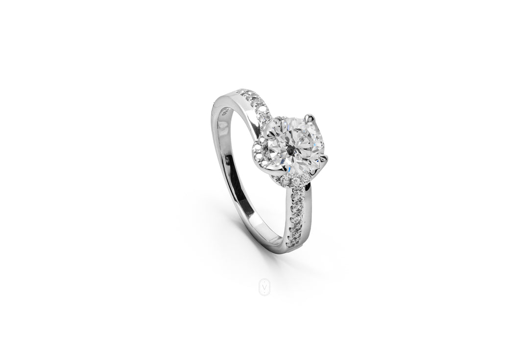 Lab Grown Diamond Ring Round