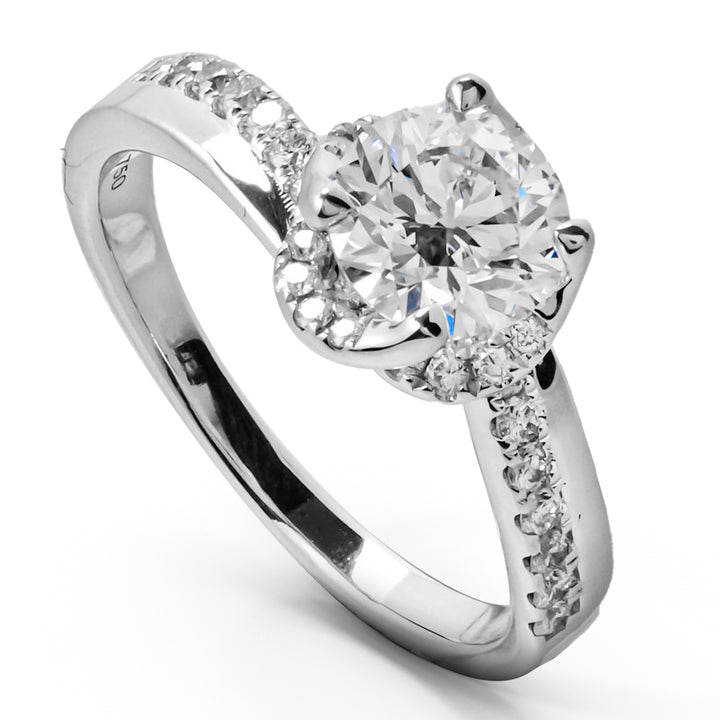 Lab Grown Diamond Ring Round