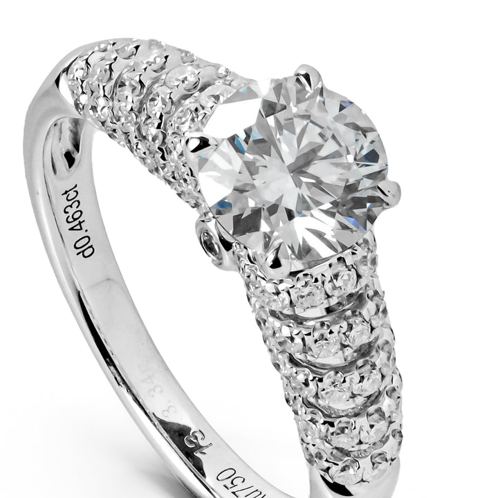 Lab Grown Diamond Ring Round