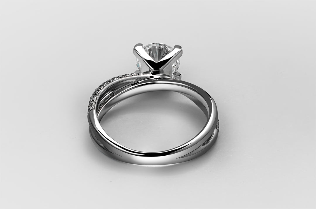 Lab Grown Diamond Ring Round