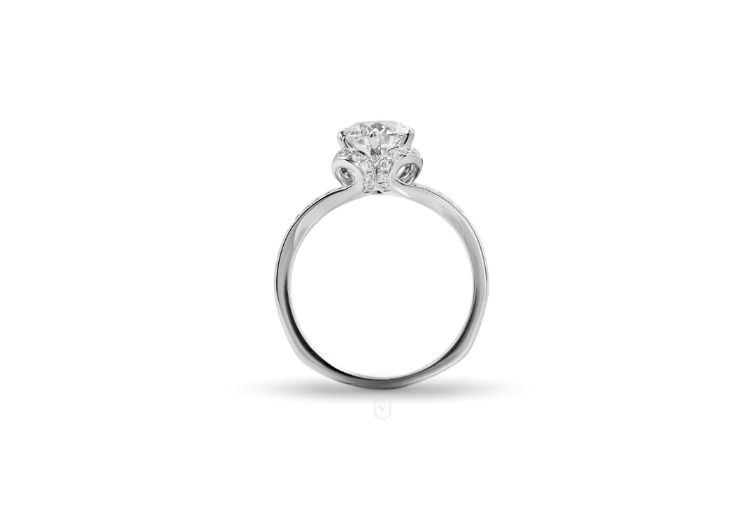 Lab Grown Diamond Ring Round