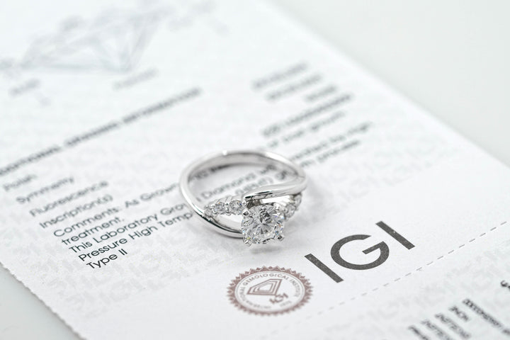 Lab Grown Diamond Ring Round