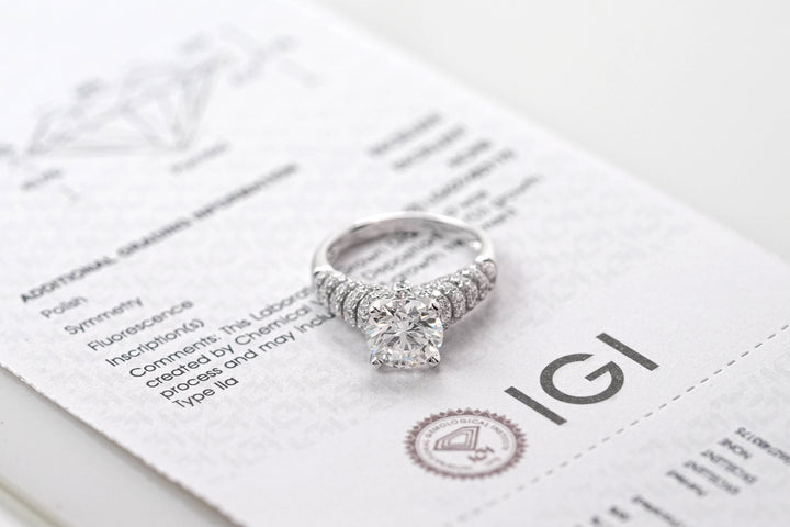 Lab Grown Diamond Round Ring