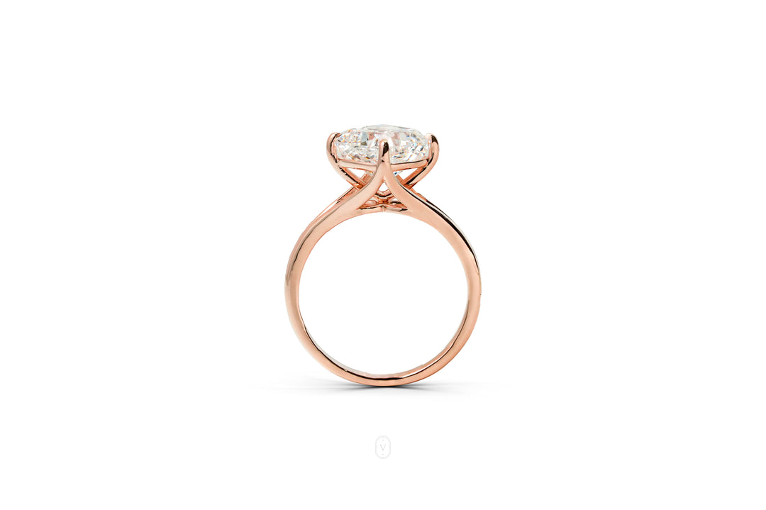 Harga Lab Grown Diamond Square Ring Rosegold