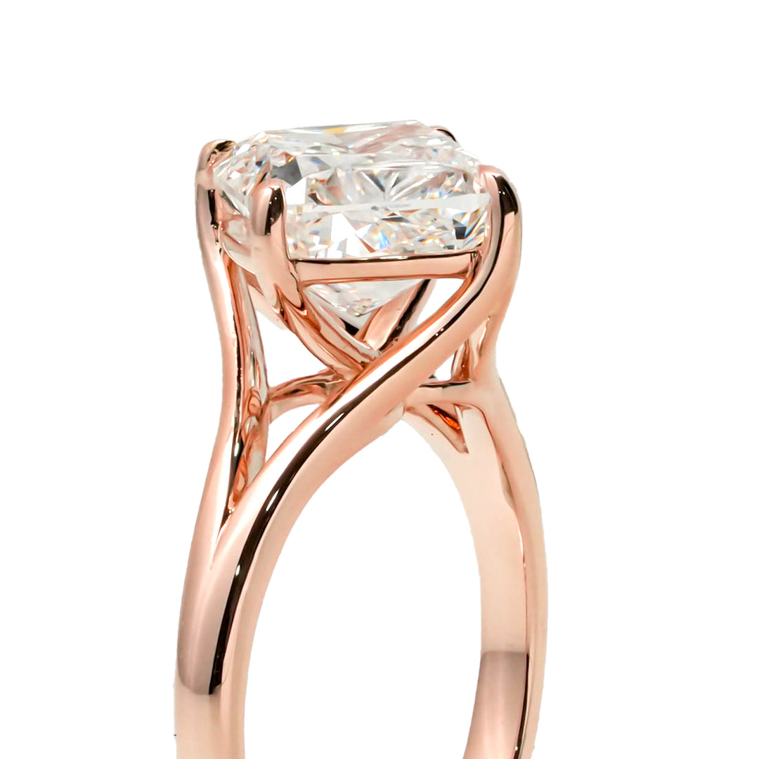 Harga Lab Grown Diamond Square Ring Rosegold