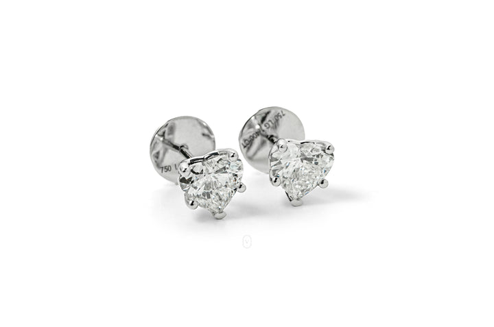 Harga Lab Grown Diamond Stud Earrings Whitegold