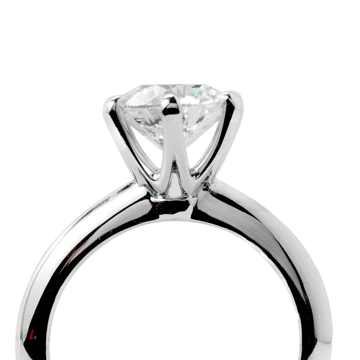 Lab Grown Diamond Tiffany Ring Round