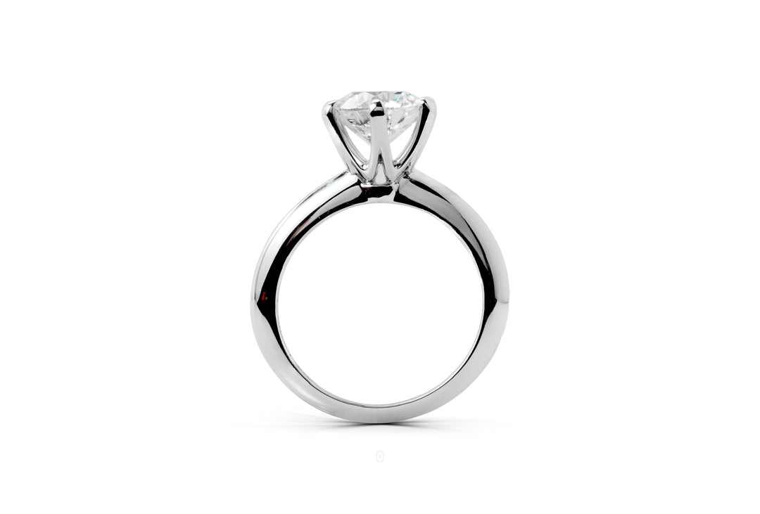 Lab Grown Diamond Tiffany Ring Round