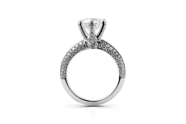 Lab Grown Diamond Tiffany Ring Round