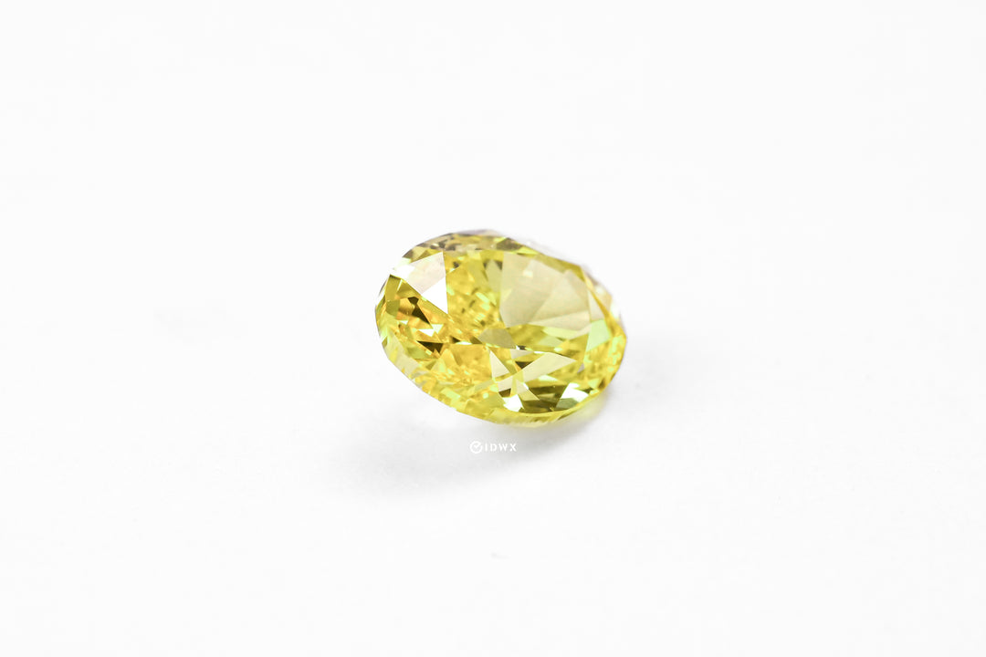 LAB GROWN DIAMOND BY IGI - OV 1.11CT / F.V.YELLOW-VVS2