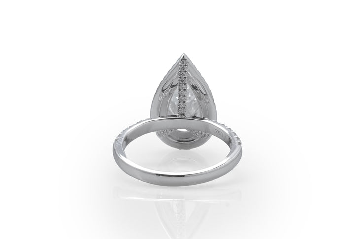 Pear Side Stones Ring