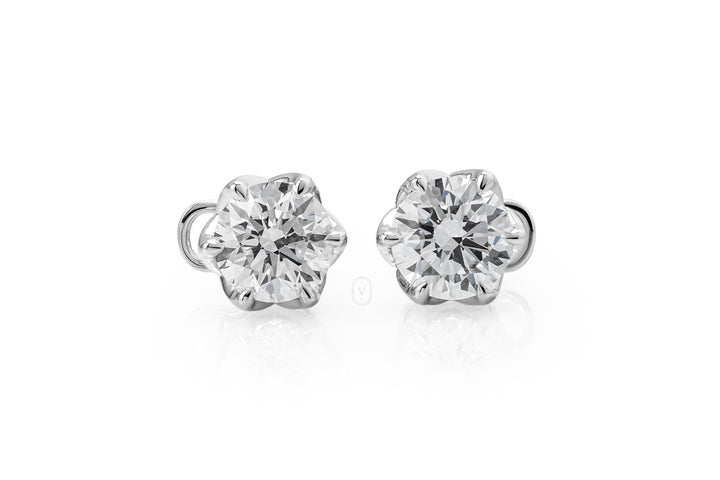 Round Stud Earring