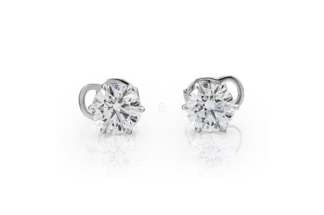 Round Stud Earring