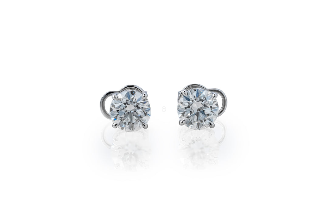 Round Stud Earring