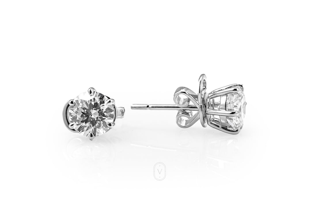 Round Stud Earring