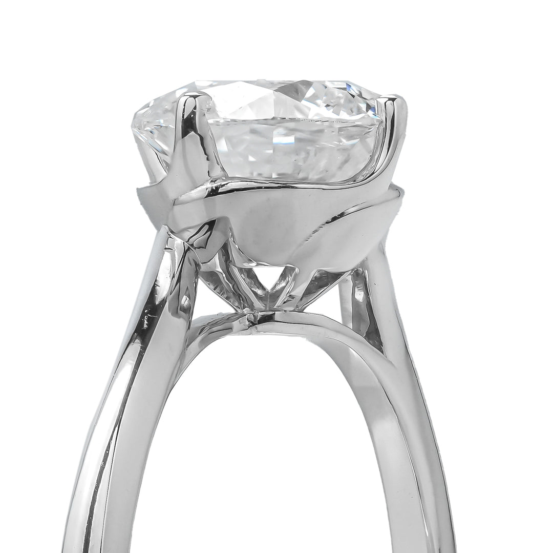 LANA WHITEGOLD SPLIT SHANK RING 2CT ROUND CUT LAB DIAMOND