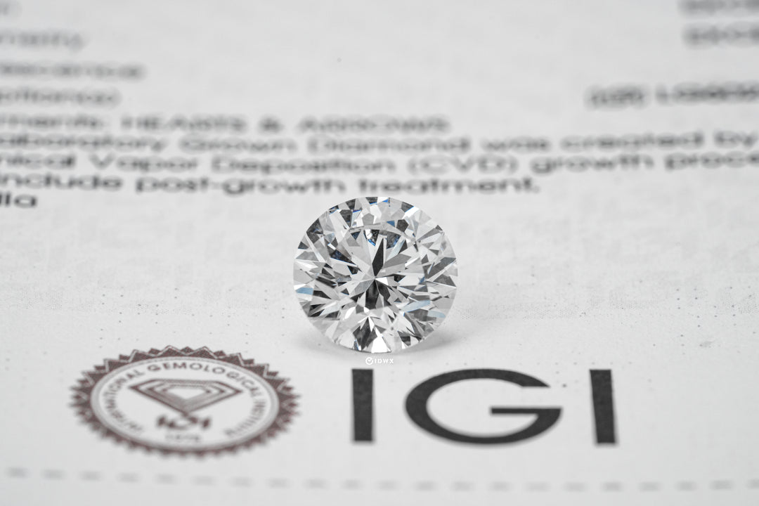 LAB GROWN DIAMOND BY IGI - RB 3.01CT / E-VS1