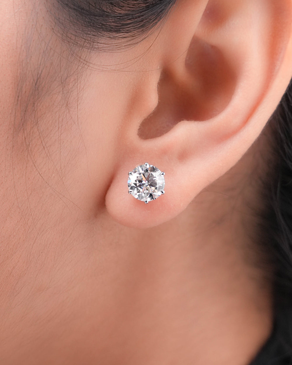 Stud Earring Round